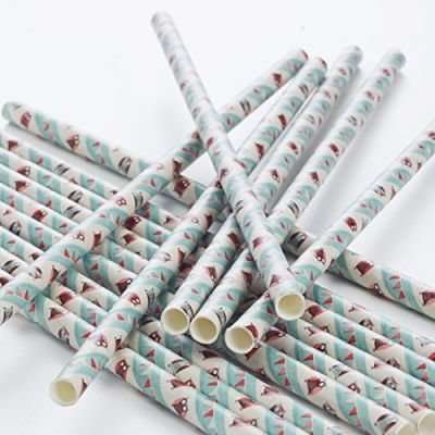 Patchwork Owl - Paper Straws (Pack of 25)