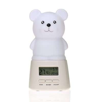 Nigcom Night Light with Hygro-Thermometer (Bear)
