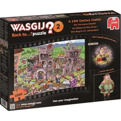 Jumbo Wasgij Back To 2, A 14th Century Castle Jigsaw Puzzle (1000 Pieces)