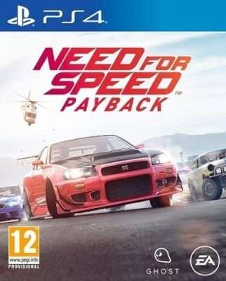 Need For Speed Payback (PlayStation 4, Blu-ray disc)
