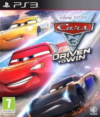 Cars 3: Driven To Win (PlayStation 3, Blu-ray disc)