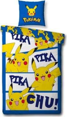 Pokemon Action Panel Duvet Set (Single)
