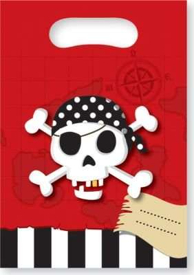 Pirate's Treasure Map - 6 Party Bags