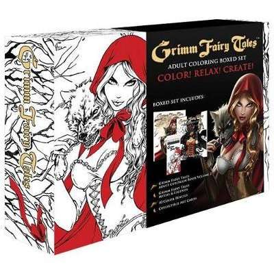 Grimm Fairy Tales Coloring Book Box Set (Book)