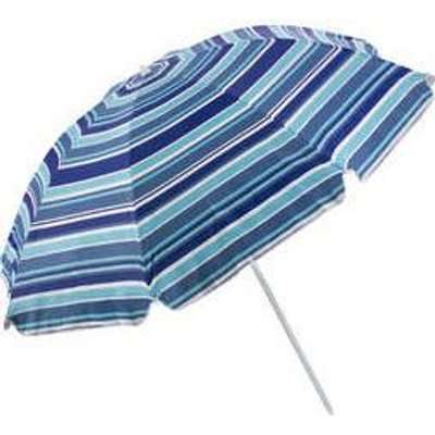 Seagull Tilt UV50 Silver Coated Beach Umbrella (200 cm) (Multicolour)