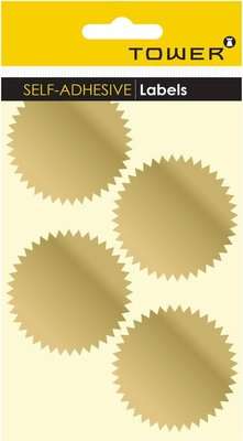 Tower Notorial Seals (60mm)(Gold)(60 Pack)