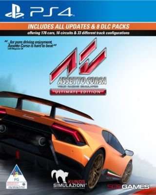 Assetto Corsa Ultimate Edition (PlayStation 4, Blu-ray disc)