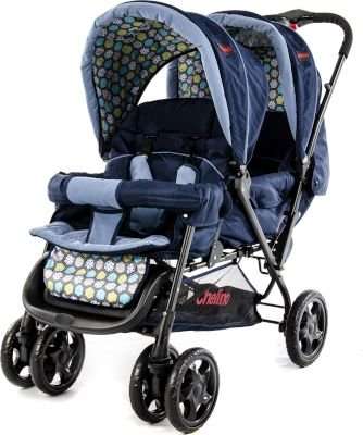 Chelino Tandem Stroller - Navy
