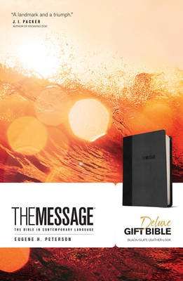 The Message: Deluxe Gift Bible - The Bible In Contemporary Language (Leather / fine binding)