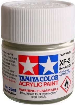 Tamiya XF-2 Flat White (Acrylic Model Paint)