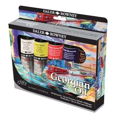 Daler Rowney Georgian Oil Paint Mixing Set - 75ml - Set Of 5