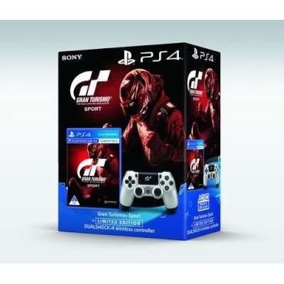 Sony Playstation Gran Turismo Sport Game + Limited Edition v2 Dualshock 4 Controller Bundle