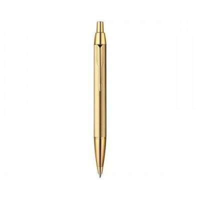 Parker IM Gold Ballpoint Pen with Medium Nib (Black Ink)(Gold Trim)