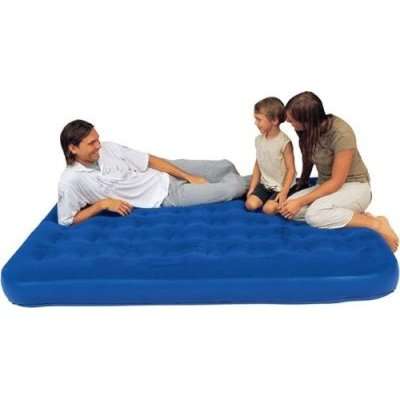 Bestway Flocked Air Bed (Queen) (203 x 152 x 22cm)