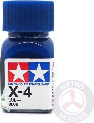 Tamiya X-4 Blue (Acrylic Model Paint)