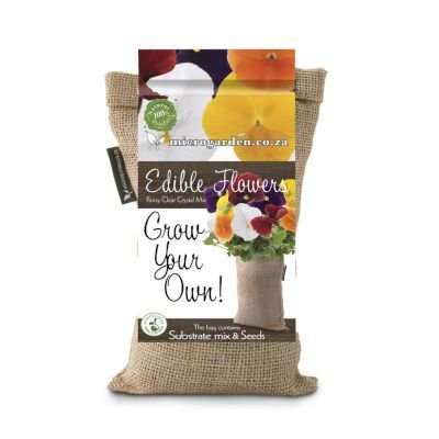 Microgarden GrowBag (Pansy Clear Crystal Mix)