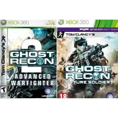 Tom Clancy's Ghost Recon Future Soldier & Advanced Warfighter 2 (Double Pack) (Classics) (XBox 360,
