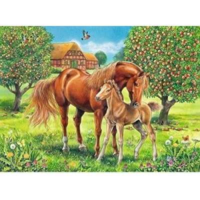 Ravensburger Horses in the Field Jigsaw Puzzle (100 Pieces)