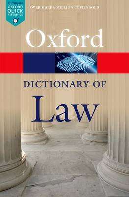 A Dictionary of Law (Paperback, 8th Revised edition)