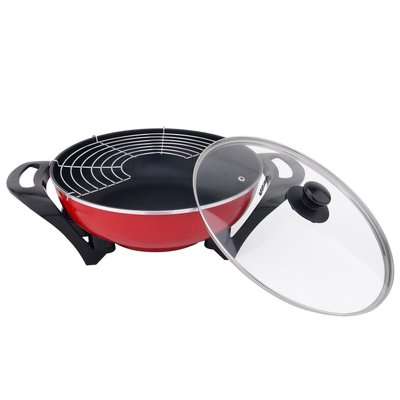 Mellerware Bangkok Electric Wok (Red) (38cm)