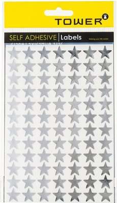 Tower Stars (Silver)(175 Labels)