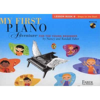 My First Piano Adventure: For The Young Beginner - Lesson Book B: Steps On The Staff (Paperback)