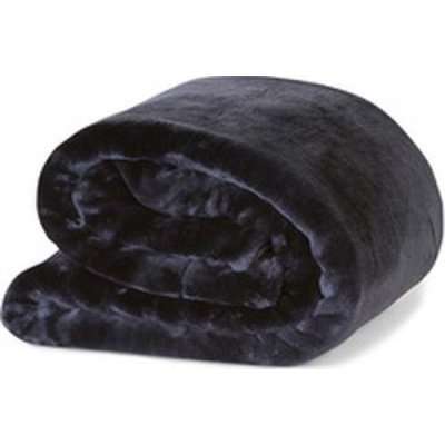HAUS by Hertex Kite Faux Fur Throw (Sapphire) (150x220cm)