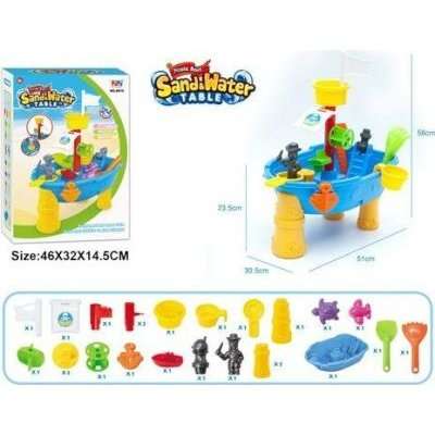 Sand & Water Pirate Boat 22 Piece