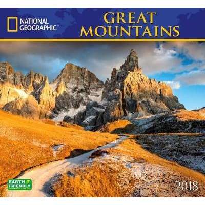 National Geographic Great Mountains 2018 Wall Calendar (Calendar)