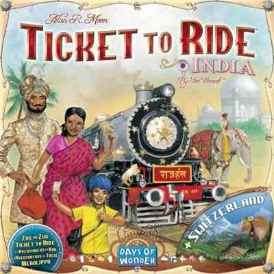 Ticket To Ride Map Collection - India & Switzerland - Volume 2
