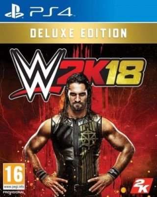 WWE 2k18 - Deluxe Edition (PlayStation 4, Blu-ray disc)