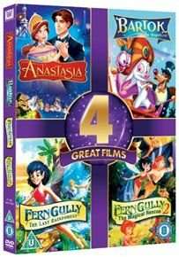 Anastasia/Bartok the Magnificent/Ferngully/Ferngully 2 (English & Foreign language, DVD)