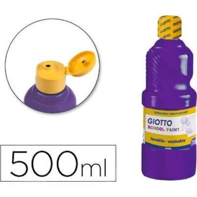 Giotto Washable Paint Bottle (500ml)(Purple Violet)