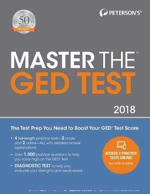 Master the GED Test 2018 (Paperback, 29th ed.)