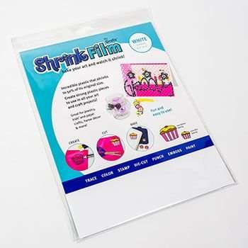 Grafix Shrink Film - 8.5x11in - 6 Pack - White