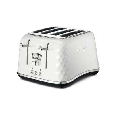 Delonghi Brillante Diamond Toaster (4 Slice) (White)