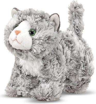 Melissa & Doug Soft Toys - Roxie Grey Tabby Kitten Stuffed Animal