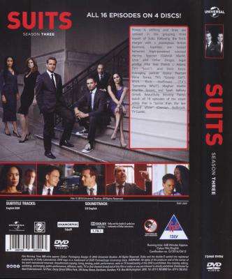 Suits - Season 3 (DVD, Boxed set)