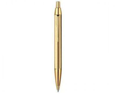 Parker IM Gold Ballpoint Pen with Medium Nib (Black Ink)(Gold Trim)