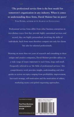 Managing The Professional Service Firm (Paperback, New Ed)