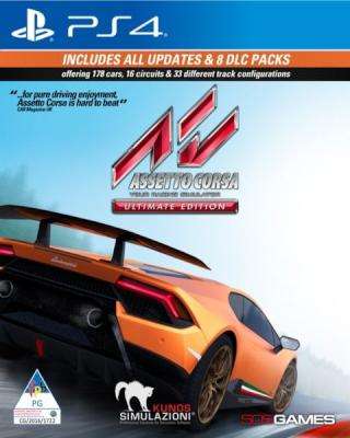 Assetto Corsa Ultimate Edition (PlayStation 4, Blu-ray disc)