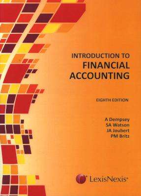 Introduction To Financial Accounting (Paperback, 8th Edition)