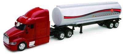 NewRay Die-Cast Model - Peterbilt 387 with Tank Trailer (1:43)