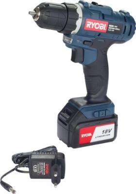 Ryobi Li-Ion Cordless Driver Drill (18V) (Battery Included)