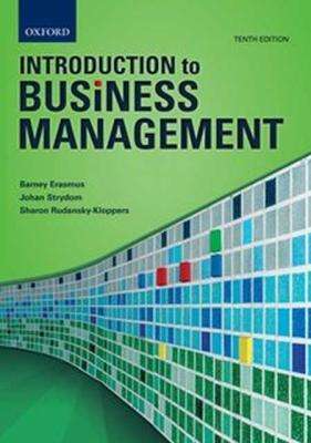 Introduction To Business Management (Paperback, 10th Edition)