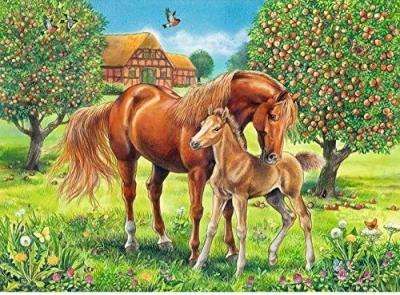 Ravensburger Horses in the Field Jigsaw Puzzle (100 Pieces)