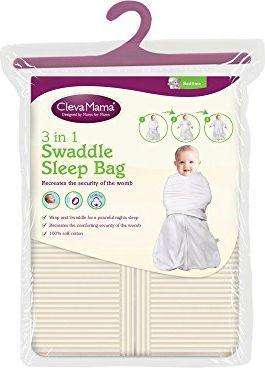 Clevamama ClevaSwaddle Bag 0-3 Months - Cream