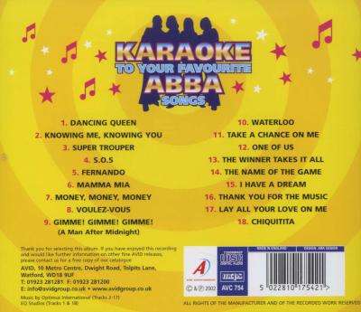 Abba Karaoke (CD)
