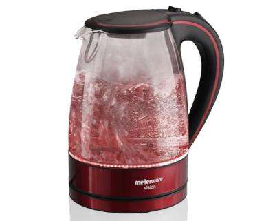 Mellerware Vision Glass Kettle (Red)