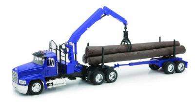 NewRay Die-Cast Model - Mack CH with Log Trailer (1:32)